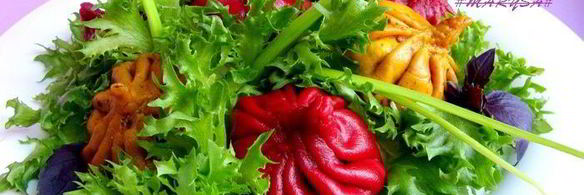 постные цветные хинкали к 8 марта