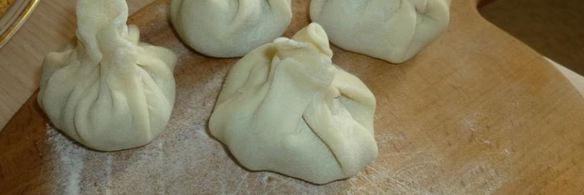 вонтоны с грибами и пекинской капустой