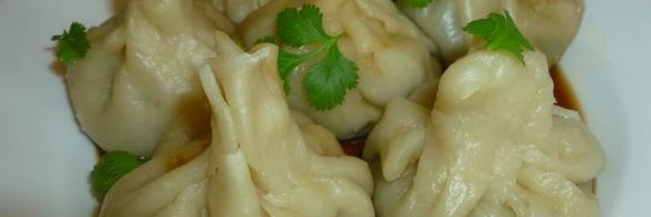 вонтоны с грибами и пекинской капустой