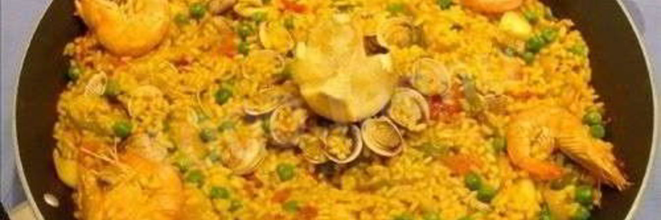 Испанская паэлья креветочная