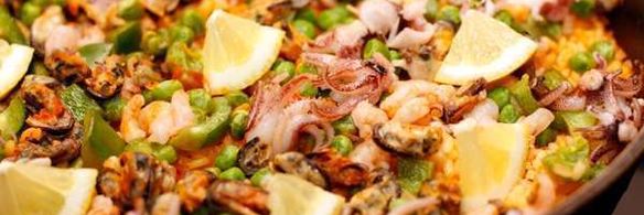 паэлья с морепродуктами
