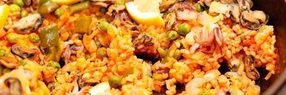 паэлья с морепродуктами