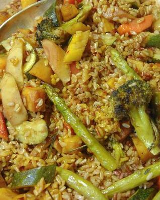 Паэлья с овощами