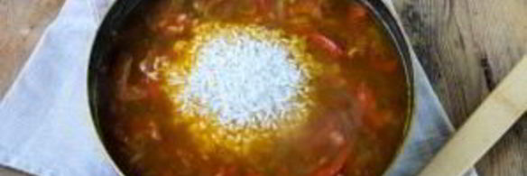 паэлья в лаваше