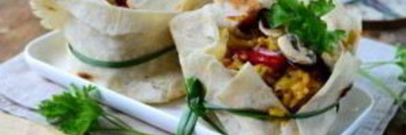 паэлья в лаваше