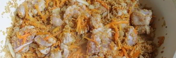 плов из булгура с курицей