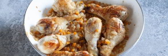 плов из курицы на сковороде