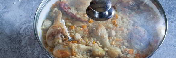 плов из курицы на сковороде