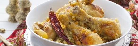 плов из курицы на сковороде