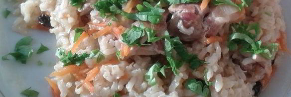 плов из курицы на здоровье