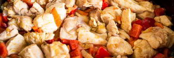 плов из курицы со сладким перцем