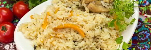 плов из курицы в казане