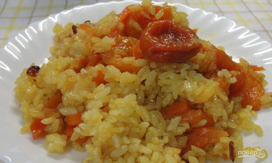 Рецепт плова из сухофруктов