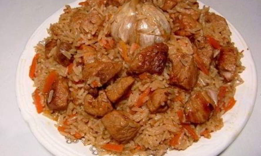 Рецепт плова из свинины в казане