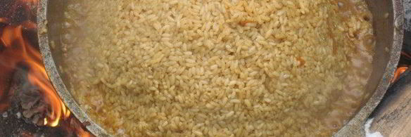 плов на костре