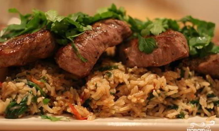 Рецепт плова с бараньими ребрышками