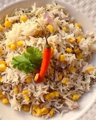 Плов с кукурузой