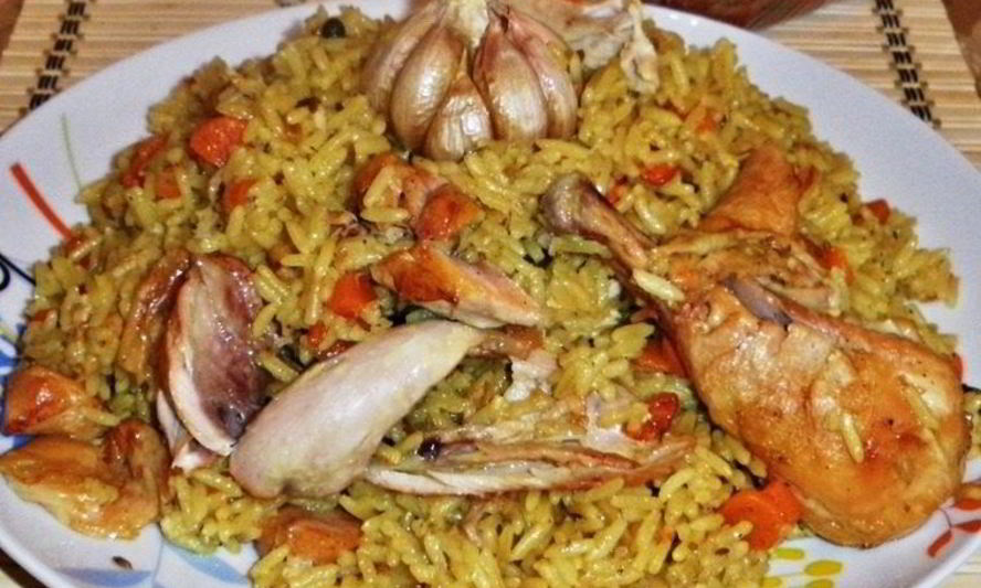 Рецепт плова с куриными ножками