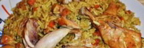 плов с куриными ножками