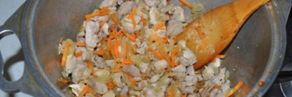 плов с курицей