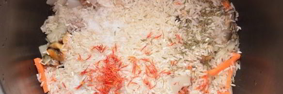 плов с морепродуктами в мультиварке