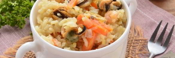 плов с морепродуктами в мультиварке