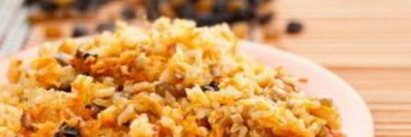 плов с шампиньонами