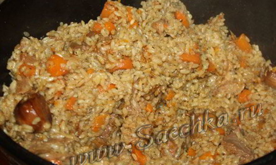 Рецепт плова узбекского в скороварке