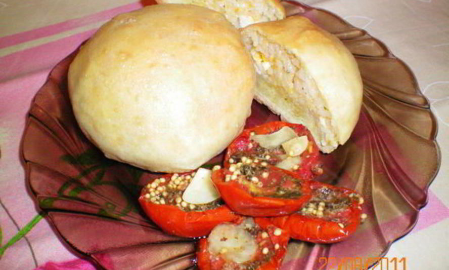 Рецепт плова в булочке