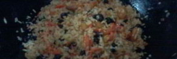 постный плов с черносливом и курагой