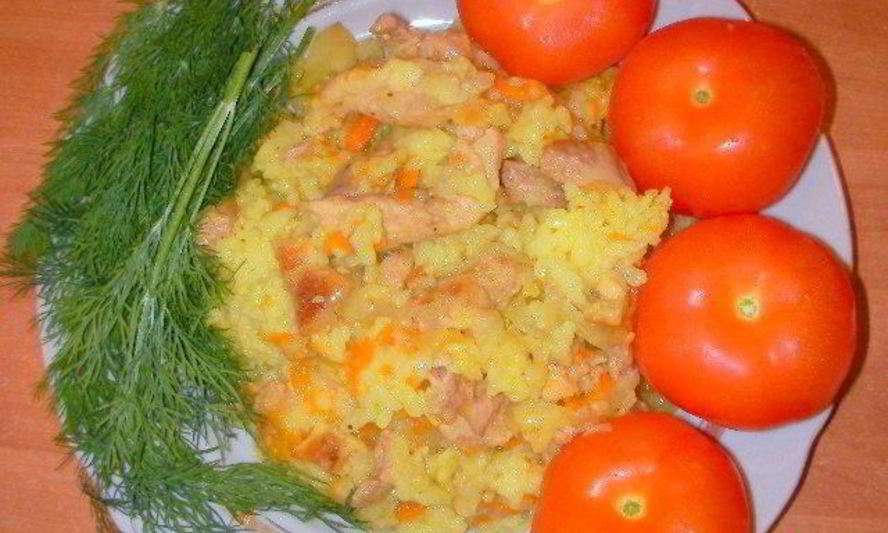 Рецепт рассыпчатого плова со свининой в мультиварке