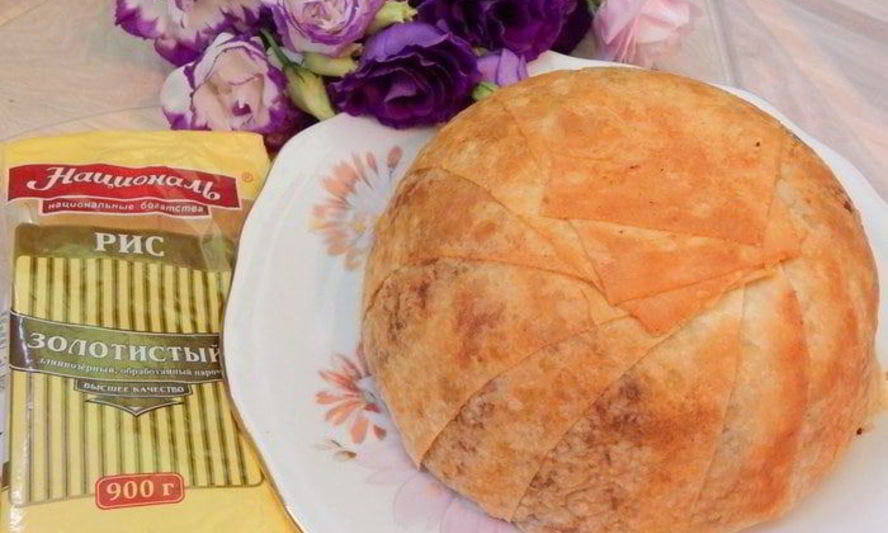 Рецепт сладкого шаха-плова