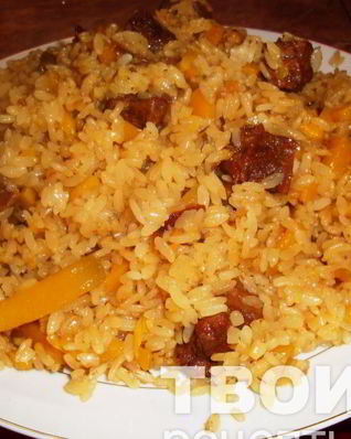 Узбекский Чайханский плов