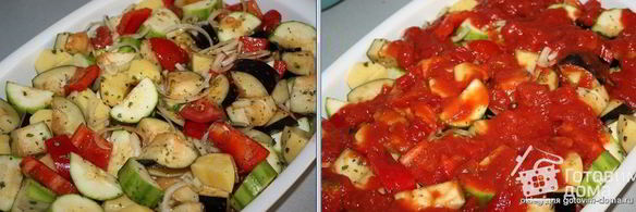 бриам — греческое овощное рагу