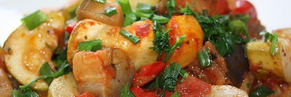 бриам — греческое овощное рагу