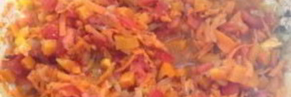 фрикадельки с овощным рагу