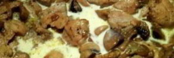 фрикасе из курицы с грибами