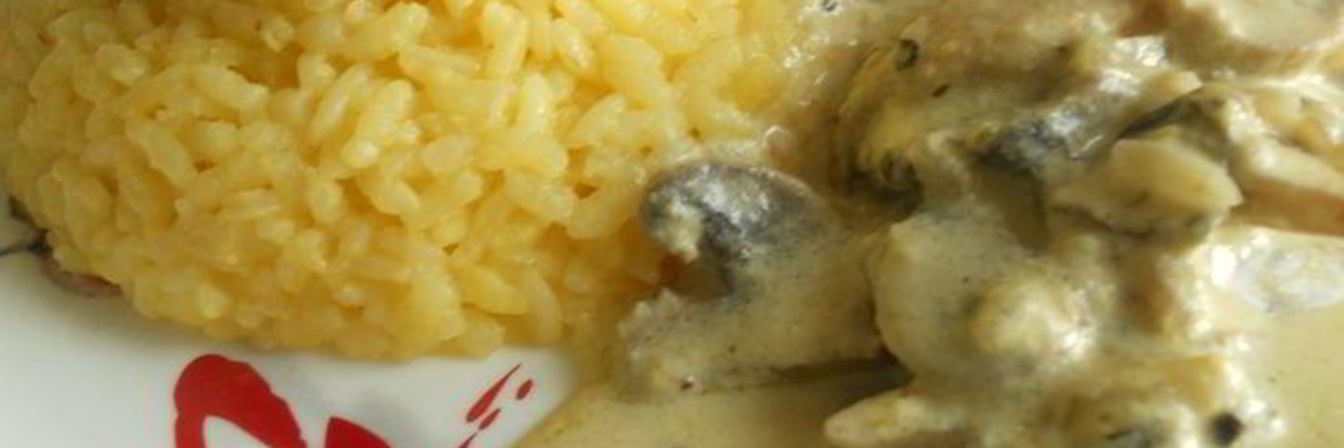 Фрикасе из курицы с рисом Карри