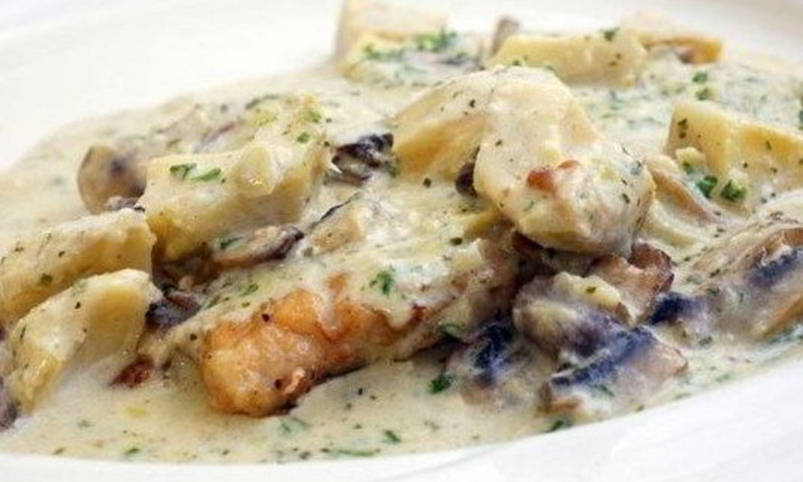 Рецепт фрикасе из курицы со сморчками