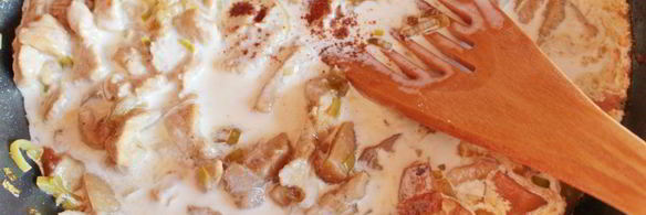 фрикасе с грибами