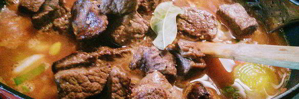 говяжье рагу в томатно-сливочном соусе