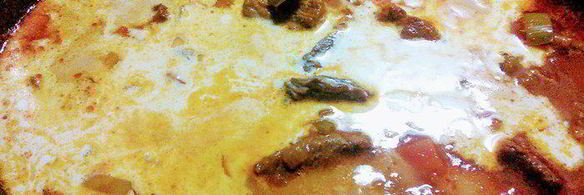 говяжье рагу в томатно-сливочном соусе