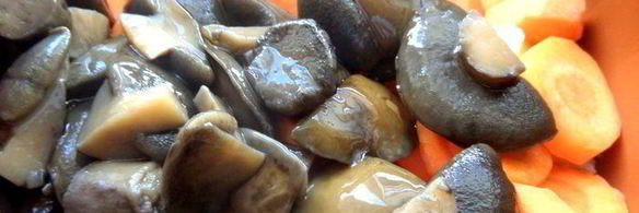 грибное рагу в горшочках