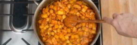 картофельное рагу с курицей