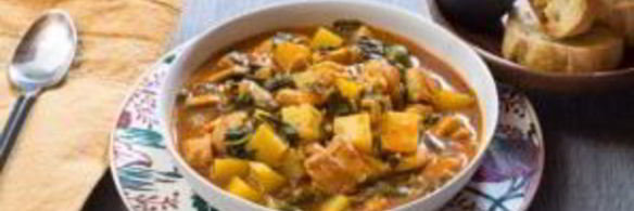 картофельное рагу с курицей