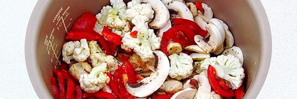 овощное рагу с курицей в мультиварке
