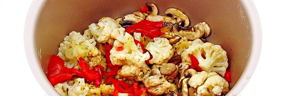 овощное рагу с курицей в мультиварке