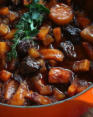 Овощное рагу с мясом