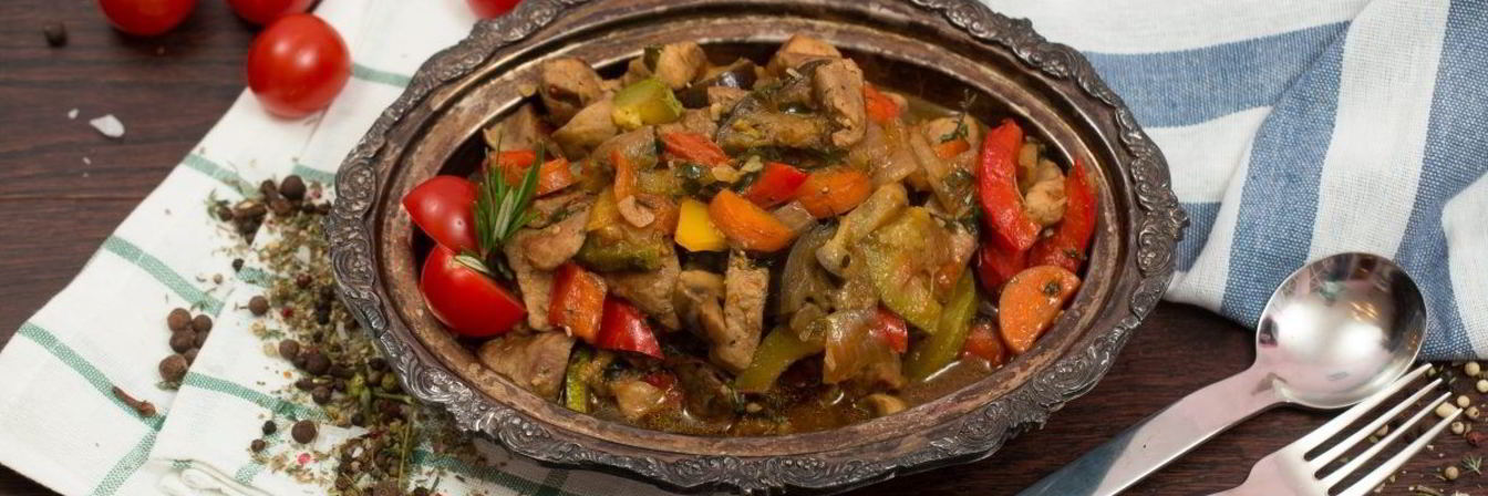 Овощное рагу со свининой