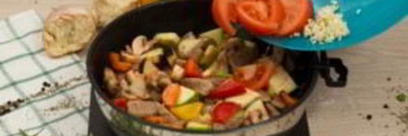 овощное рагу со свининой